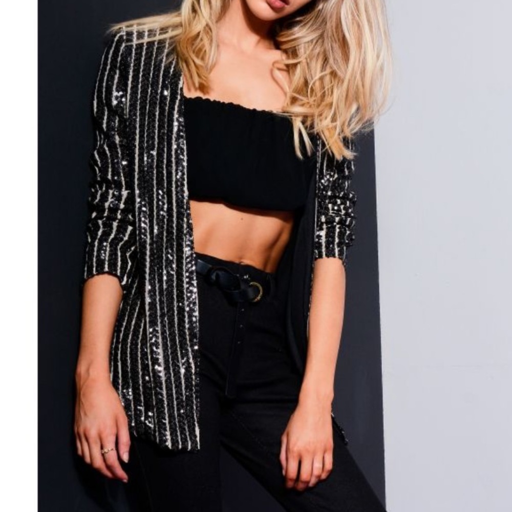 WYLDR SEQUIN BLAZER